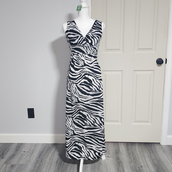 Star Vixen Dresses & Skirts - Star Vixen Black and White Zebra Maxi Dress
